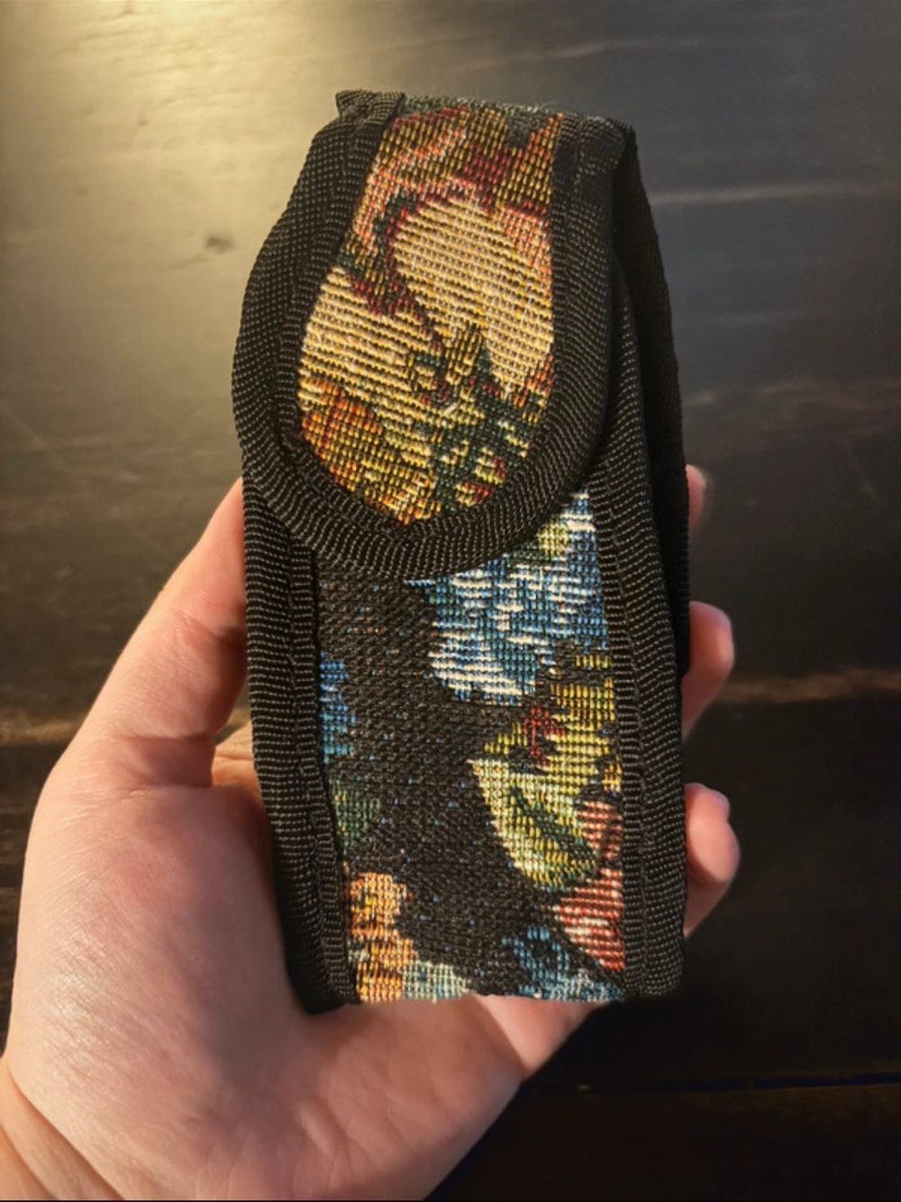 Vintage Tapestry Phone Holder